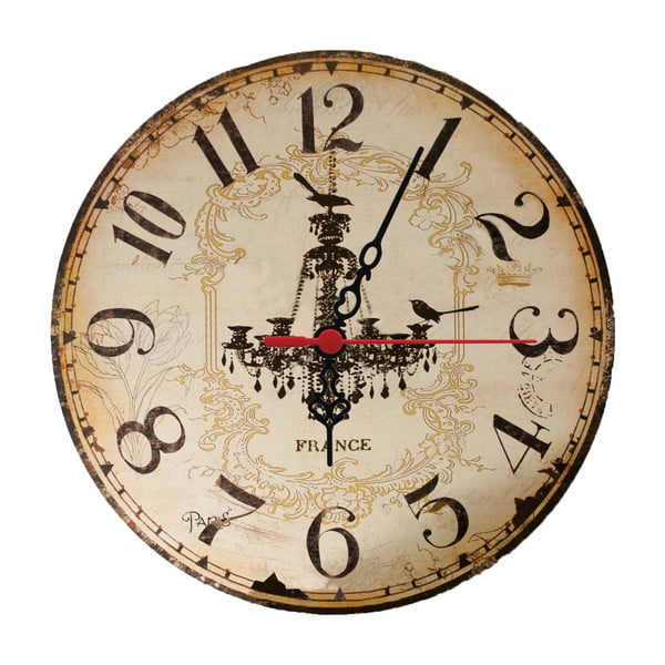 Zegar ścienny Chandelier, 30 cm