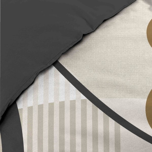 Beżowa bawełniana pościel dwuosobowa 240x220 cm Santana – douceur d'intérieur-image-3