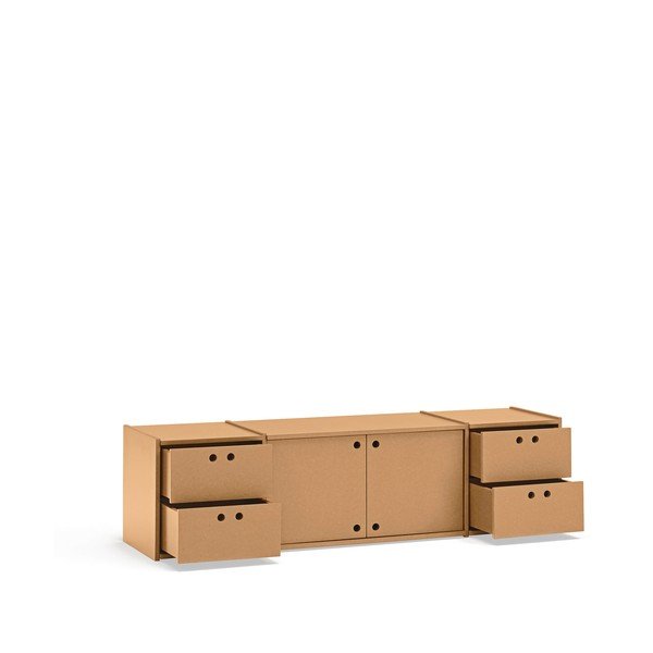 Szafka pod TV w naturalnym kolorze 157x42x40 cm Wally – Teulat-image-3