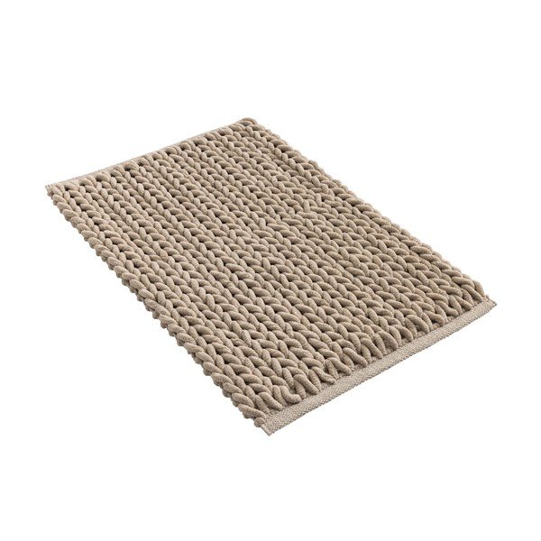 Jasnobrązowy dywanik łazienkowy 50x80 cm Ariel – douceur d'intérieur-image-4