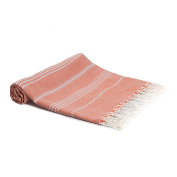 Ręcznik hammam z ręcznie tkanej bawełny ZFK Sondre, 180x100 cm
