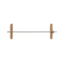 Szklany modułowy system półek w naturalnym kolorze 90x28x30,5 cm Sitra – Kave Home