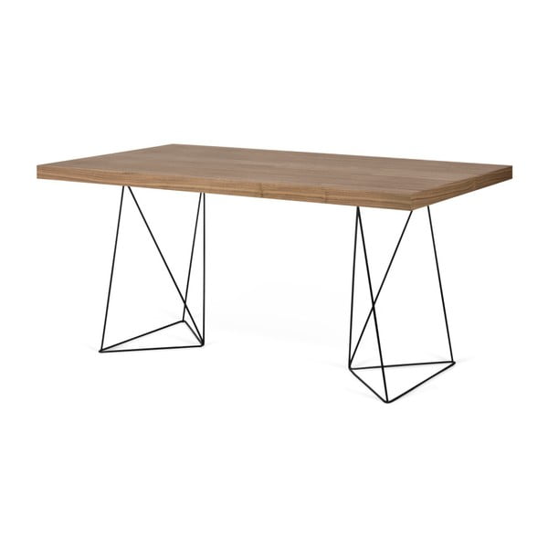 Biurko z metalowymi nogami TemaHome Trestle, 160x90 cm-image-1