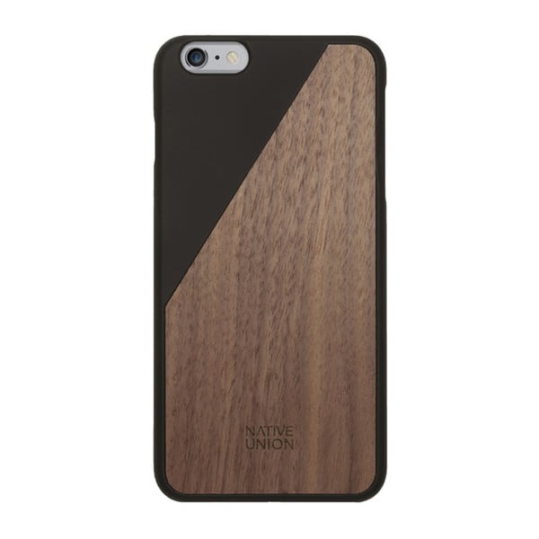Ochronne etui na telefon Wooden Black na iPhone 6 Plus
