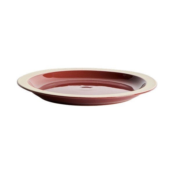 Bordowy ceramiczny talerz ø 25 cm Doren – Kave Home