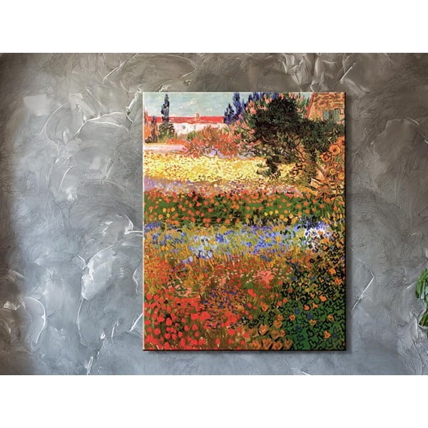 Reprodukcja obrazu Vincenta van Gogha Flower garden – Fedkolor, 30x40 cm-image-1