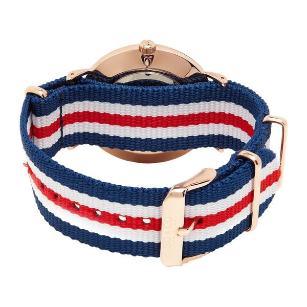 Zegarek męski Madison Stripe Red/White/Blue-image-1
