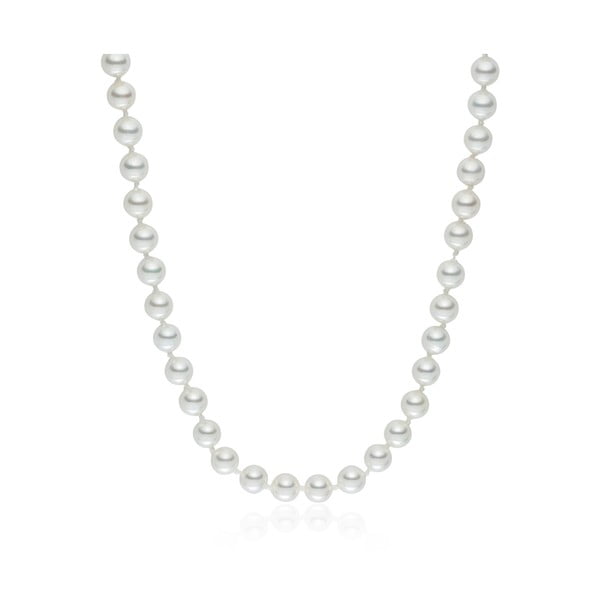 Biały perłowy naszyjnik Pearls Of London, 50 cm