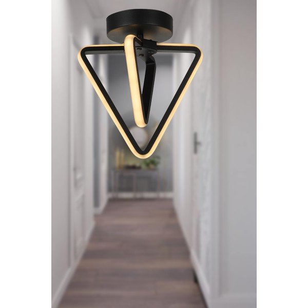 Czarna metalowa lampa sufitowa LED Baris – Squid Lighting-image-1