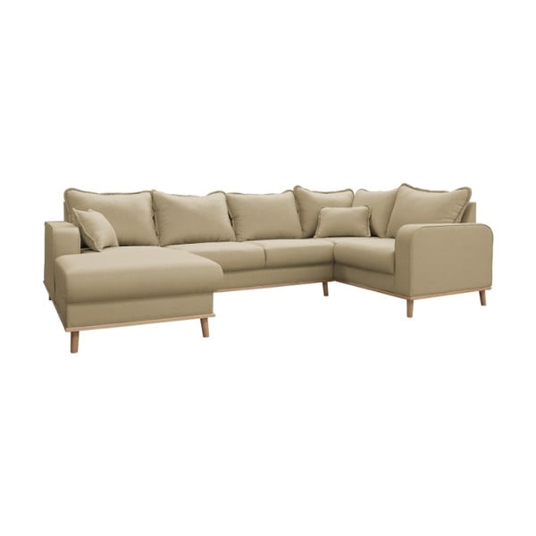 Beżowy narożnik (lewostronny) Beata – Ropez-image-2