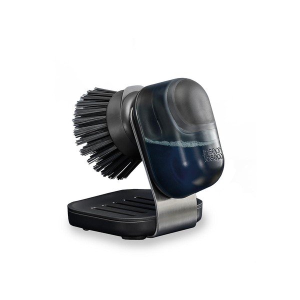 Szczotka do naczyń z pojemnikiem na płyn SinkTech – Joseph Joseph