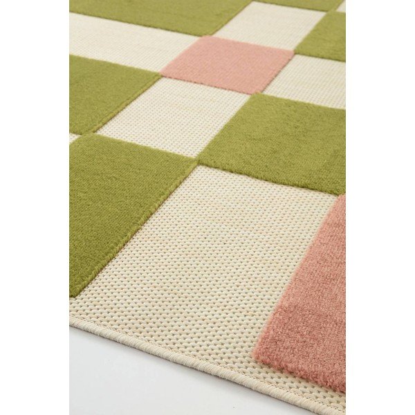 Zielony/różowy chodnik odpowiedni na zewnątrz 80x150 cm Valma – Jotex-image-2
