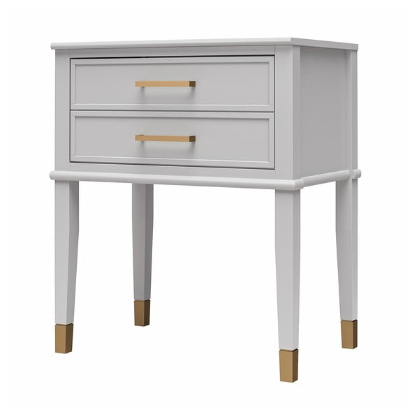 Jasnoszara szafka nocna Westerleigh – CosmoLiving by Cosmopolitan-image-3