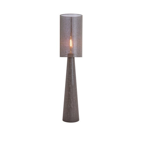 Brązowa lampa stojąca z tekstylnym kloszem (wysokość 180 cm) Micky – Light & Living-image-3