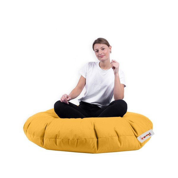 Żółty worek do siedzenia Iyzi – Floriane Garden-image-3
