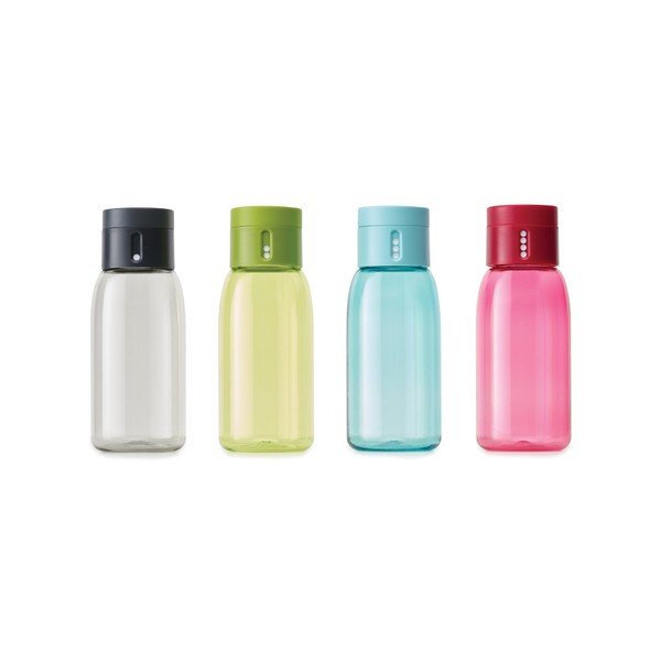 Zielona butelka z licznikiem Joseph Joseph Dot, 400 ml-image-1