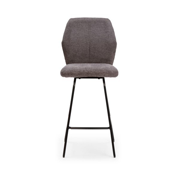 Ciemnoszare hokery zestaw 4 szt. 65 cm Bei – Marckeric-image-2