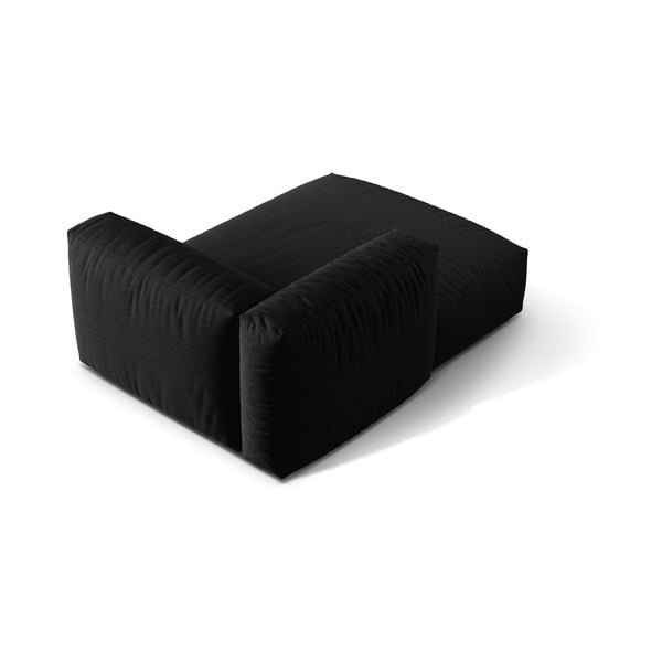 Czarny moduł sofy (lewostronny) Martina – Micadoni Home-image-3