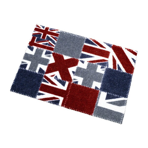 Niebiesko-czerwony dywan Zala Living British, 50x70 cm