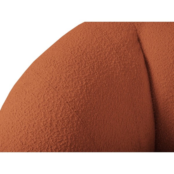 Pomarańczowa sofa z materiału bouclé 230 cm Essen – Cosmopolitan Design-image-4