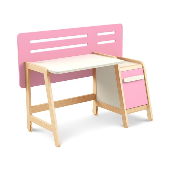 Różowe biurko Timoore Simple