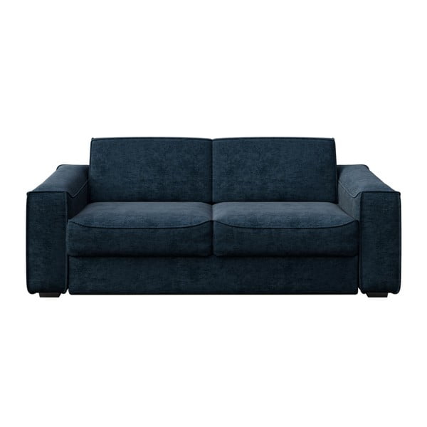 Granatowa rozkładana sofa 3-osobowa MESONICA Munro