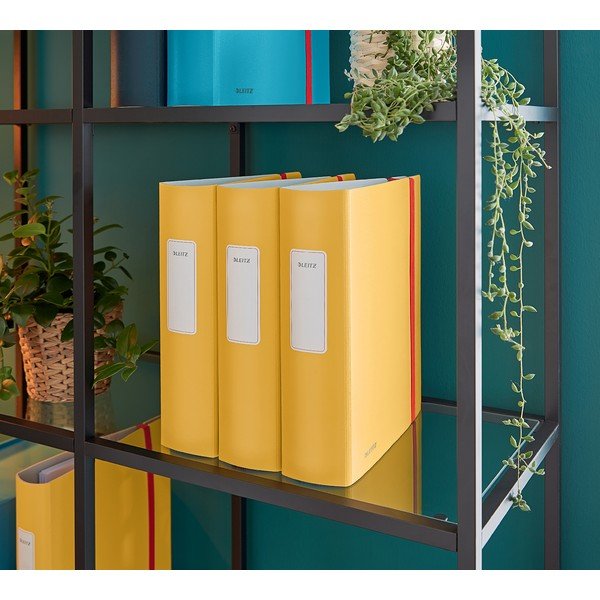 Żółty segregator biurowy Leitz Cosy, A4-image-4