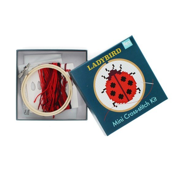 Zestaw kreatywny Cross-stitch Kit Ladybird – Rex London-image-2
