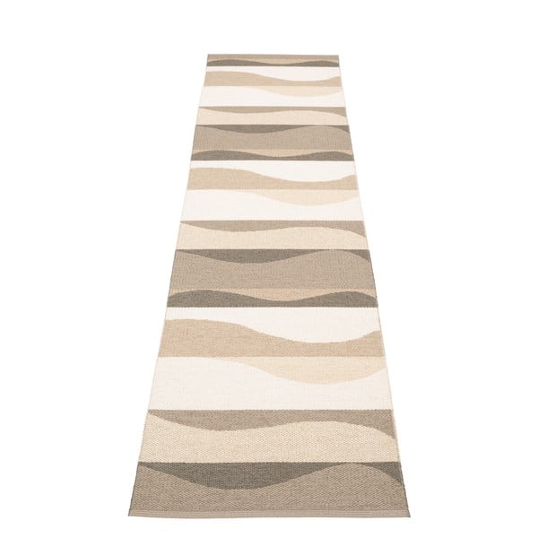 Brązowo-beżowy chodnik odpowiedni na zewnątrz 70x300 cm Urvi Earth – Pappelina-image-2