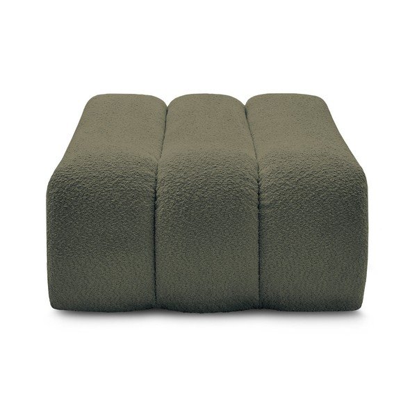 Zielony podnóżek z materiału bouclé Azra – Bobochic Paris-image-4