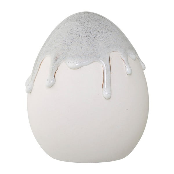 Szare dekoracyjne jajko wiszące Bloomingville Mia