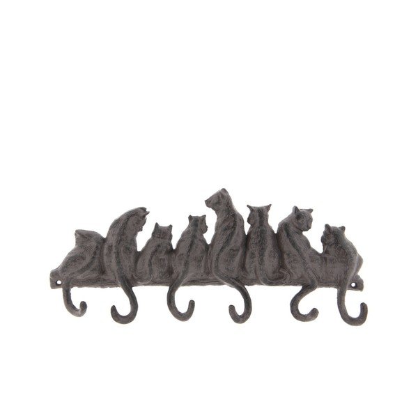 Wieszak z żelaza Clayre & Eef Cats