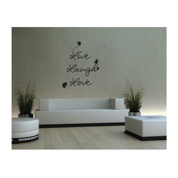 Naklejka Ambiance Live Laugh Love, 55x45 cm-image-2