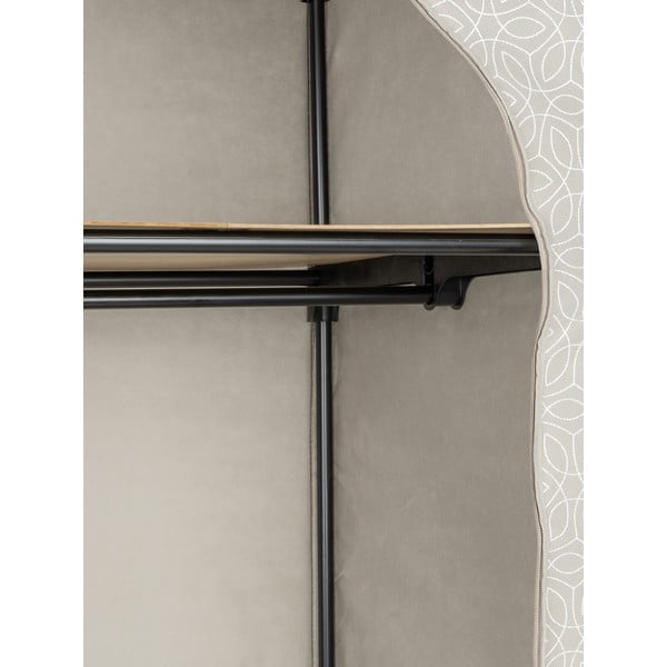 Beżowa tekstylna szafa 90x160 cm Balance – Wenko-image-2