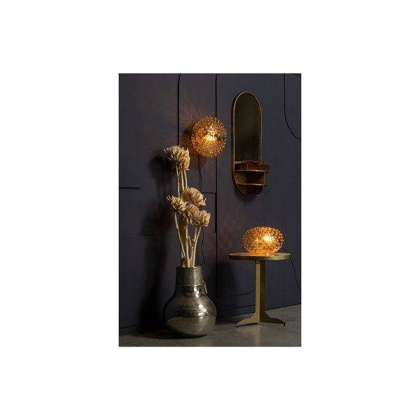 Beżowa lampa stołowa z szklanym kloszem (wys. 20 cm) Soap – BePureHome-image-3