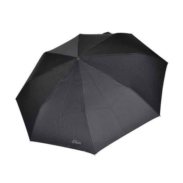 Czarna parasolka Ambiance Super, ⌀ 89 cm