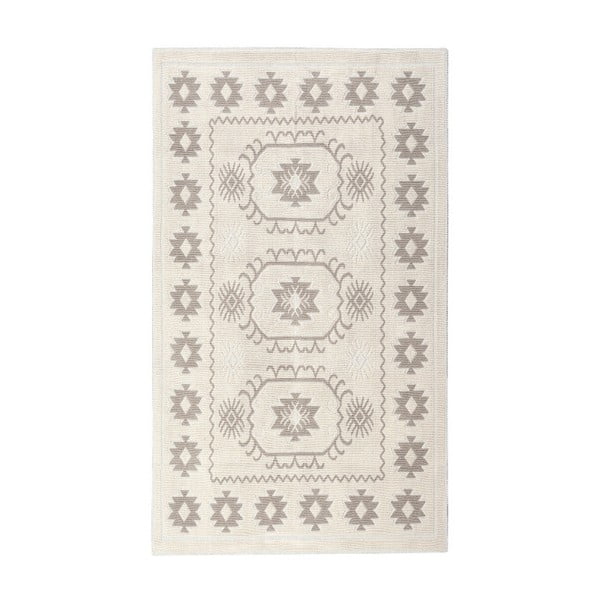 Kremowy dywan bawełniany Floorist Emily, 80x300 cm