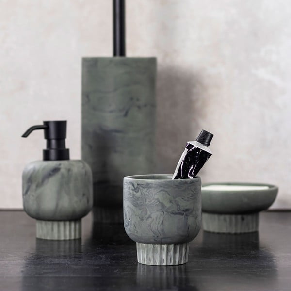 Zielony kamienny kubek na szczoteczki do zębów Attitude – Mette Ditmer Denmark-image-3