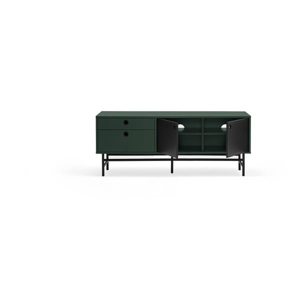 Ciemnozielona szafka pod TV 140x52 cm Punto – Teulat-image-1