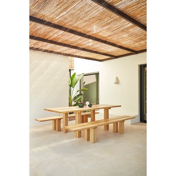 Stół z blatem z drewna sosnowego 100x260 cm Banda – Teulat-image-1