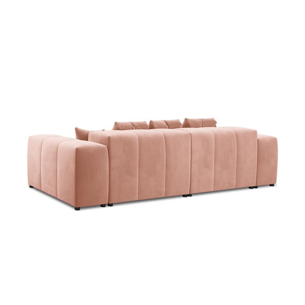 Różowa aksamitna sofa 320 cm Rome Velvet – Cosmopolitan Design-image-4