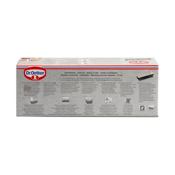 Stalowa keksówka z ceramiczną powłoką Dr. Oetker, 31,5x12 cm-image-3