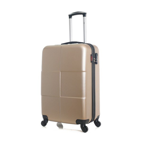 Walizka na kółkach w złotym kolorze Hero Coronado, 61 l-image-4