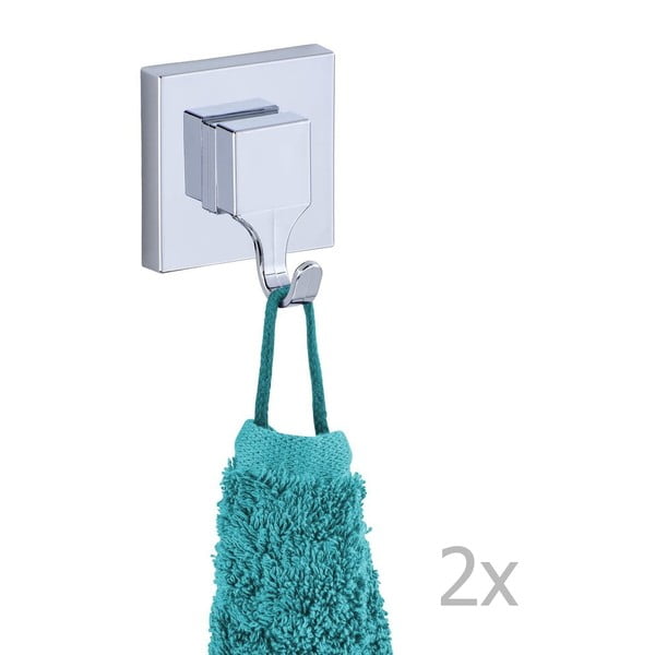 Zestaw 2 haczyków z przyssawkami Wenko Vacuum-Loc, do 33 kg-image-2