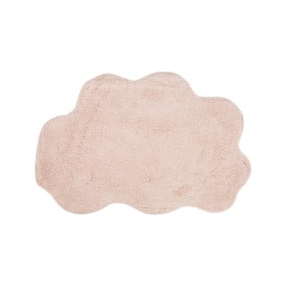 Różowy bawełniany dywanik łazienkowy Foutastic Cloud
