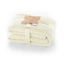 Kremowy koc z mikrowłókna DecoKing Henry, 170x210 cm