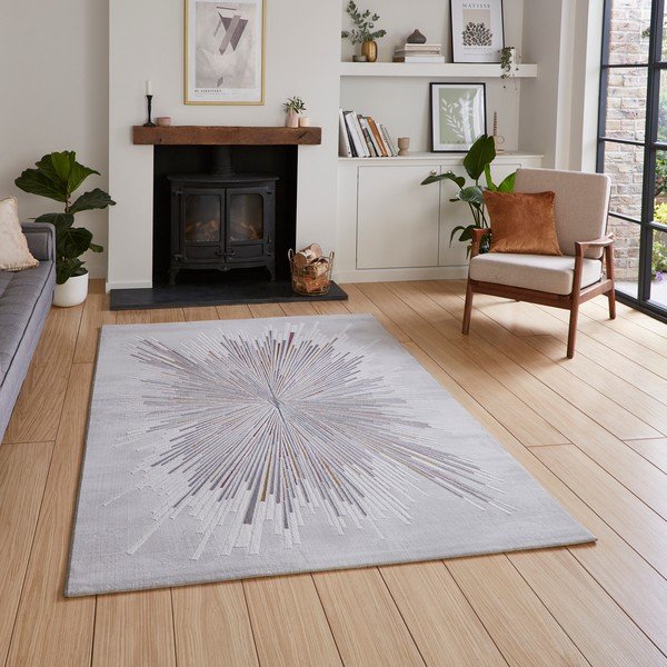Jasnoniebiesko-jasnoróżowy dywan 120x170 cm Creation – Think Rugs-image-1