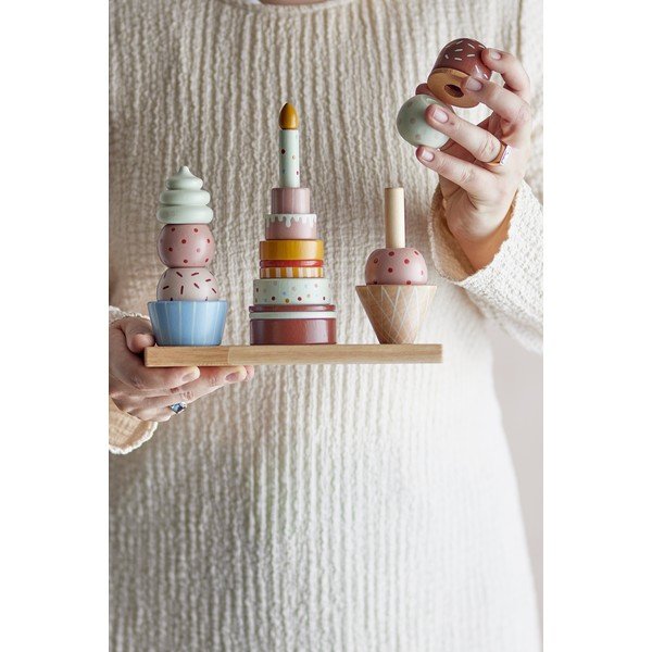 Wieża do układania z litego drewna Celebrate – Bloomingville Mini-image-2