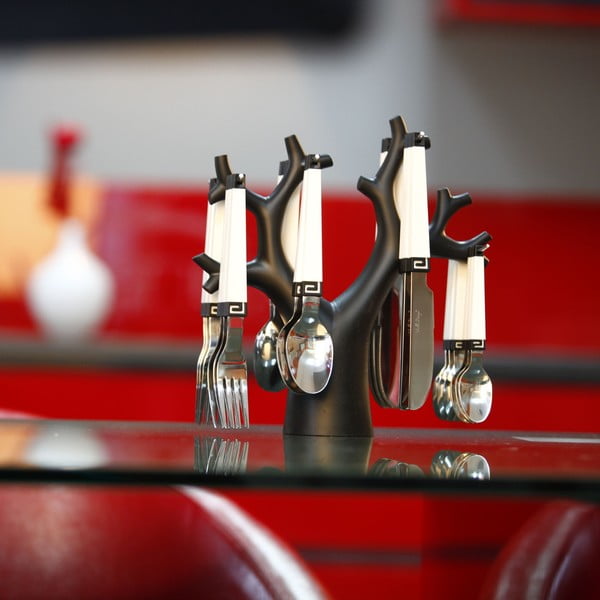 Zestaw 24 sztućców ze blokiem Vialli Design-image-1