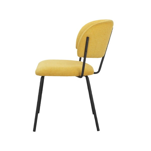 Żółte krzesła zestaw 2 szt. Claudia – Støraa-image-4